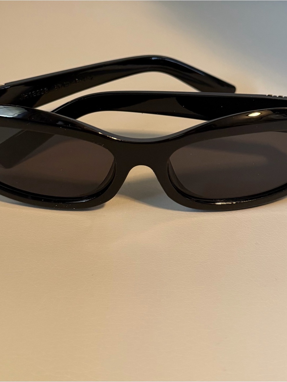 Classic Black Slim Oval Sunglasses - Women Accessories